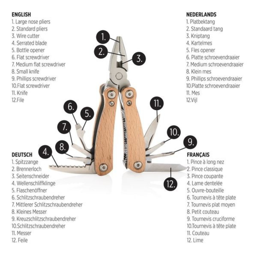 Professional Stainless Steel Pocket Multitool
