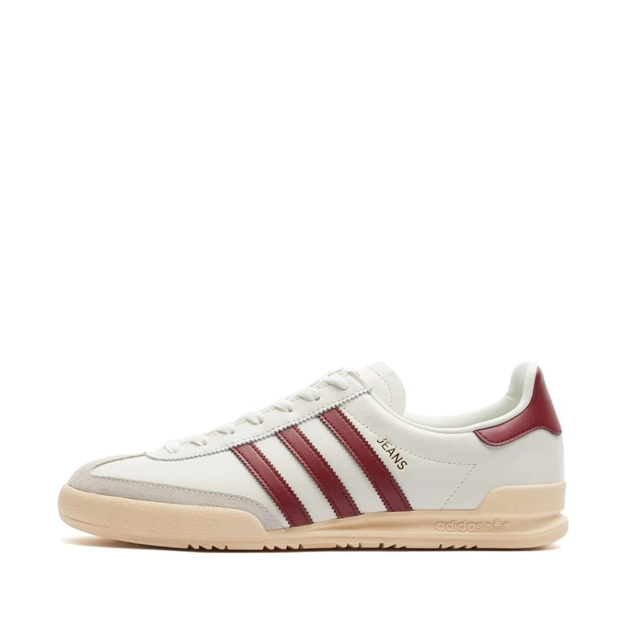adidas Jeans Chalk Blanc Collegiate Bordeaux