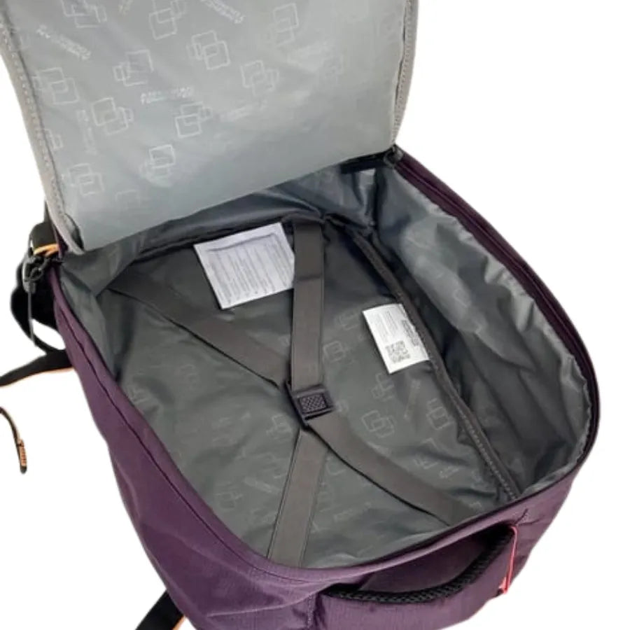 Recycled PET Backpack – 38.2L, Dark Plum