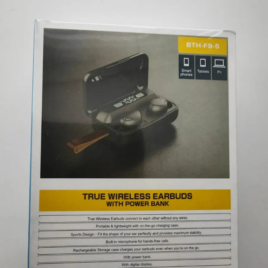 True Wireless Earbuds With Power Bank BTH-F9-5