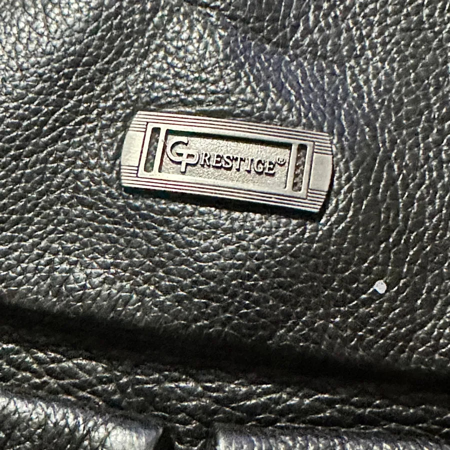 Vintage Gucci Italy, Black Denim-Canvas Shoulder Bag