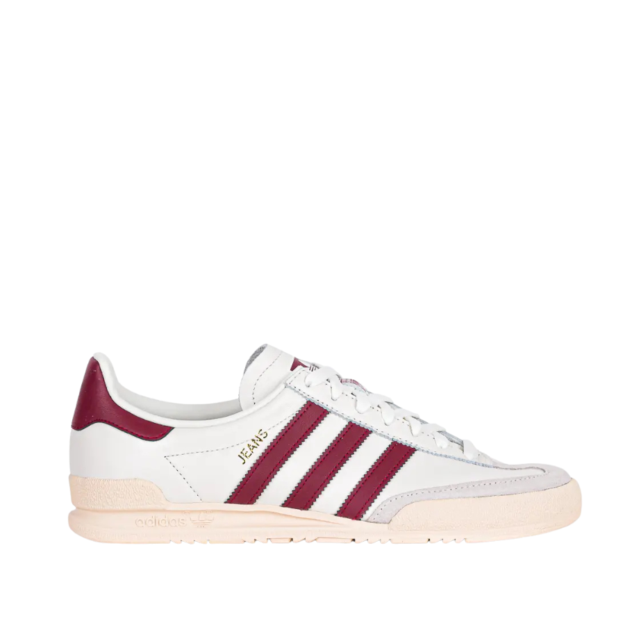 adidas Jeans Chalk Blanc Collegiate Bordeaux