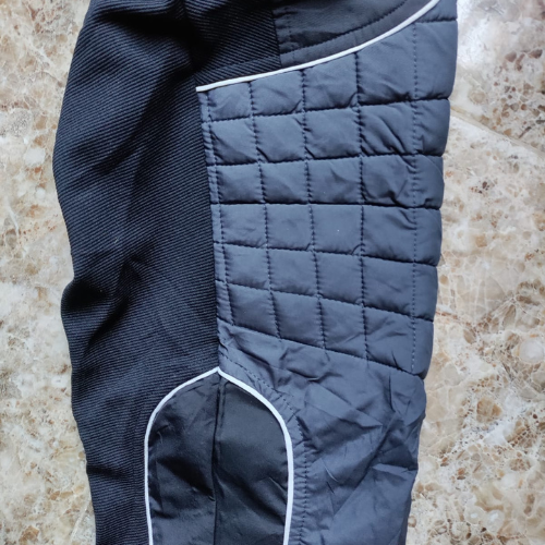 Pantalon de moto noir avec protections