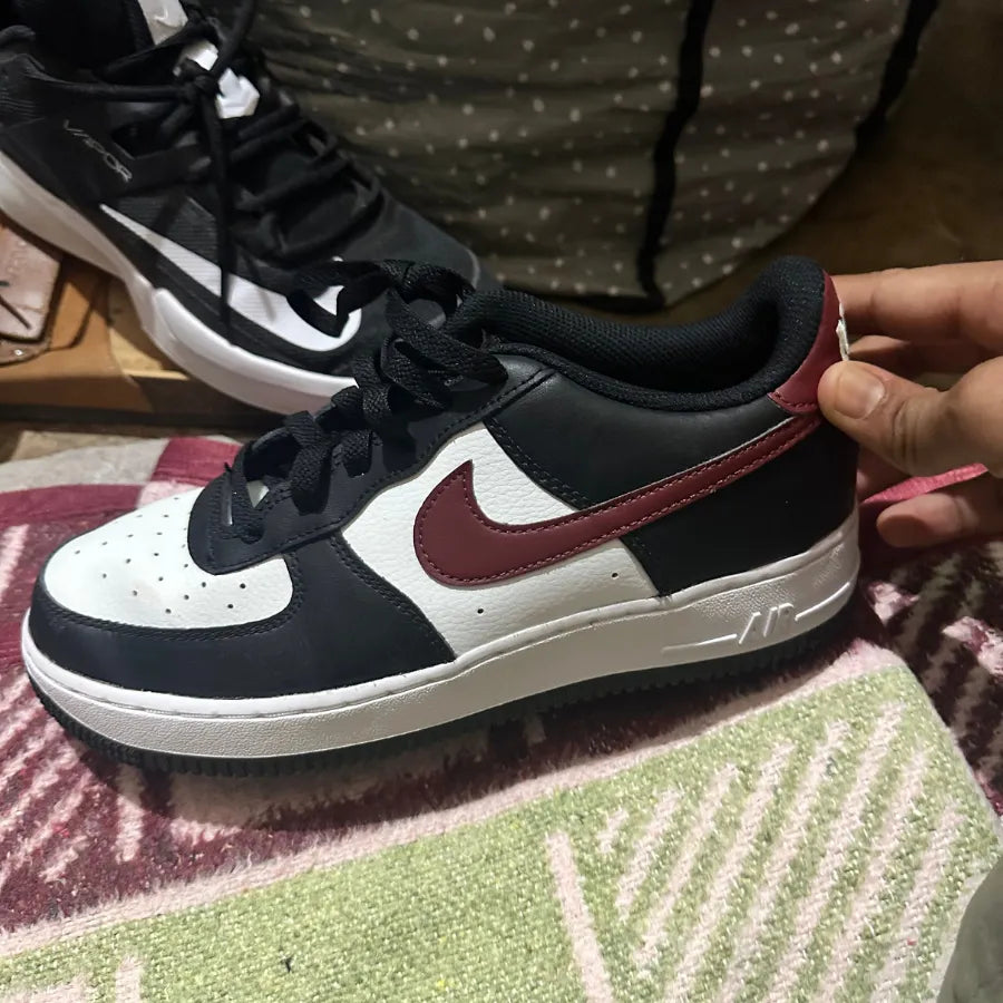 Nike Air Force 1 Low '07' Black, White & Dark Red