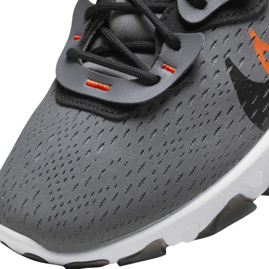 Nike React Vision stacked swoosh trainers