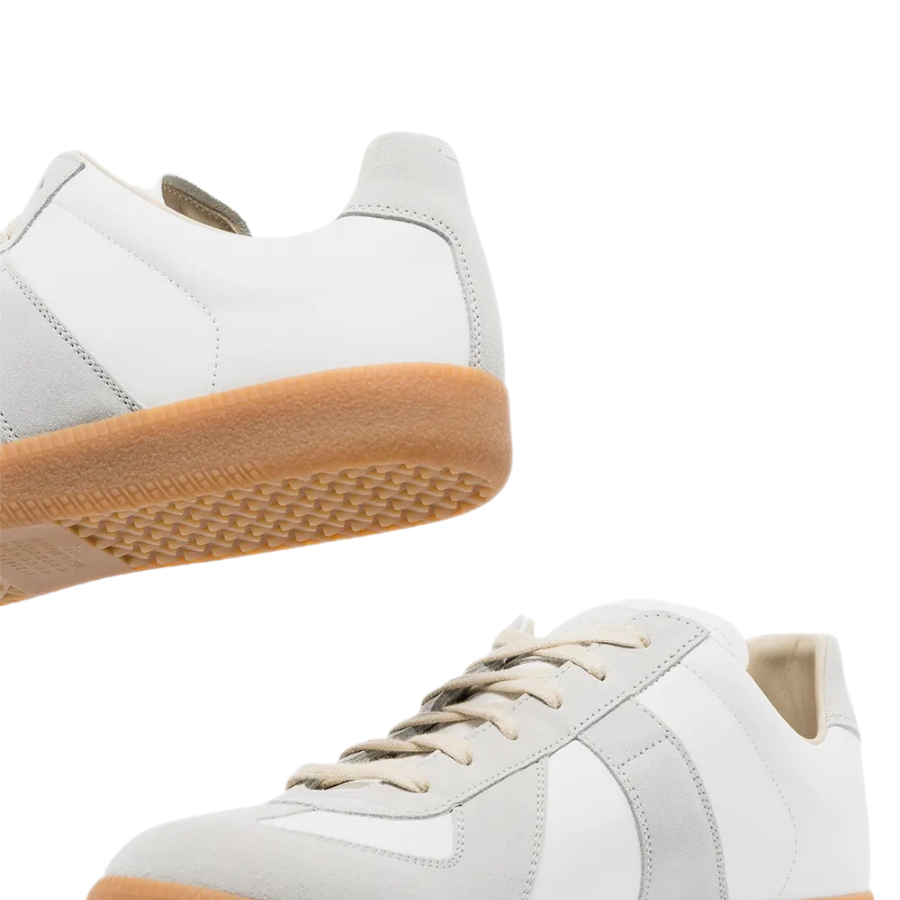 German Bundeswehr Retro White Sneakers