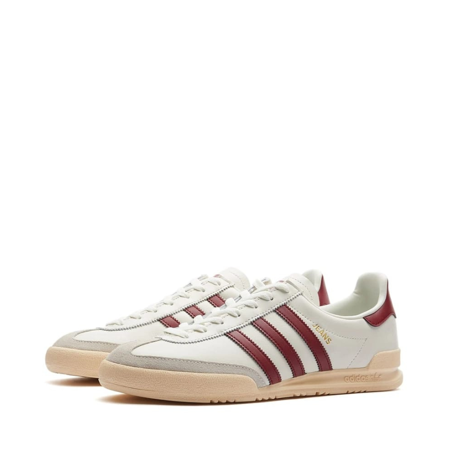 adidas Jeans Chalk Blanc Collegiate Bordeaux