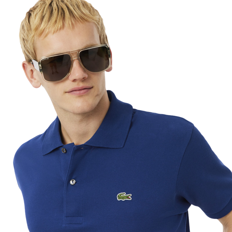 Tshirt Lacoste Polo droit coton piqué
