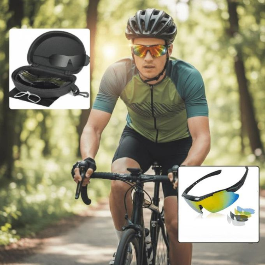 Lunettes de sport tactiques verres interchangeable