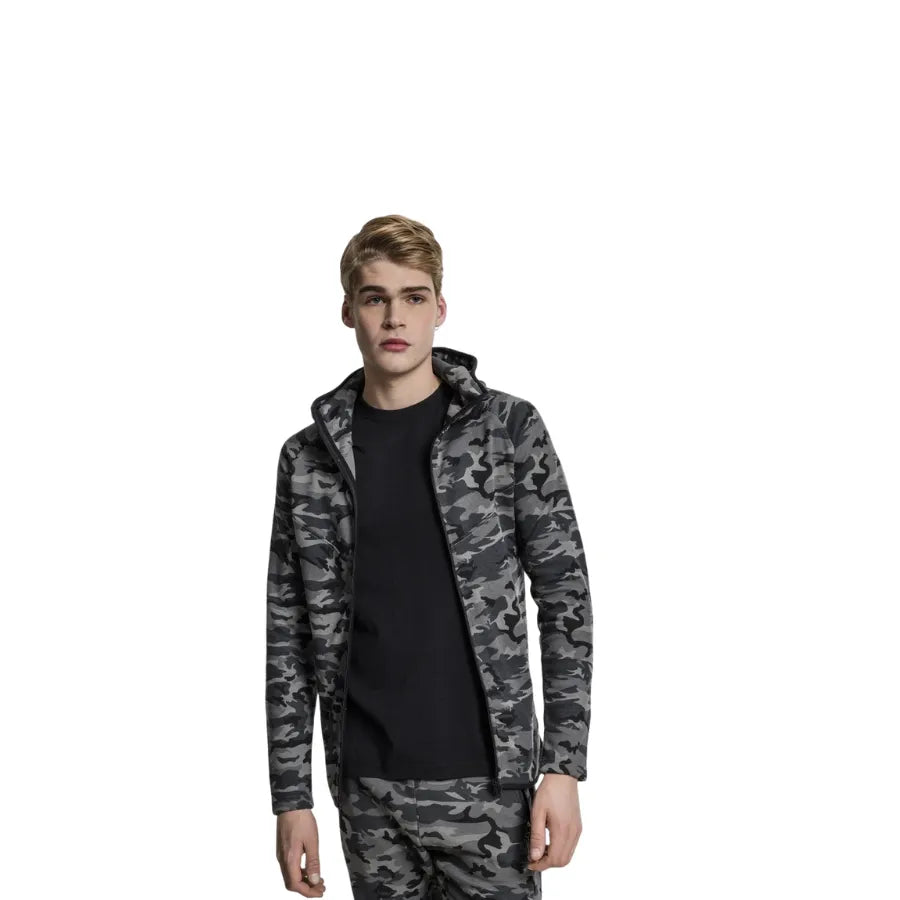 Urban Classics INTERLOCK CAMO   Gilet - green