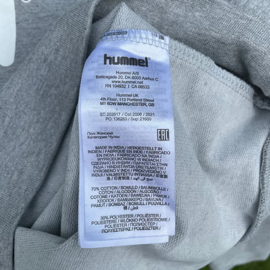 Hummel Go Cotton Logo Hoodie - Grey