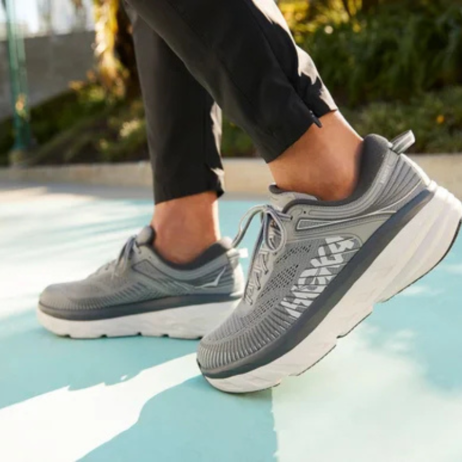 Hoka BONDI 7 Harbor Mist / White