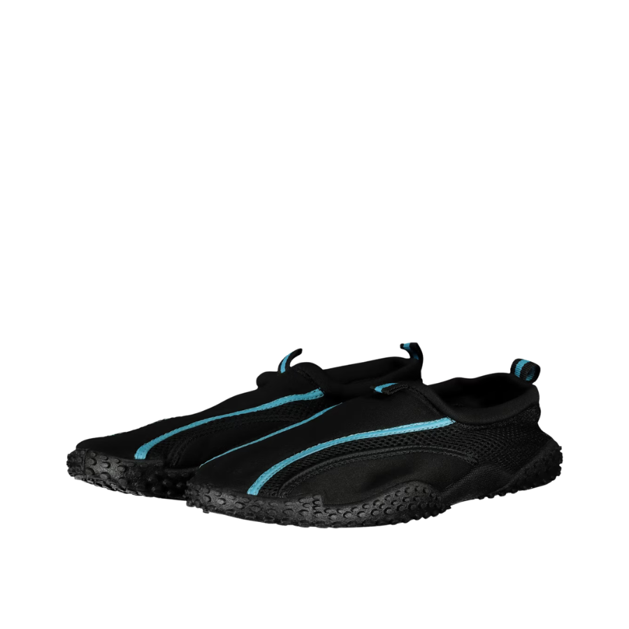 Black & Aqua Lightweight Water Shoes