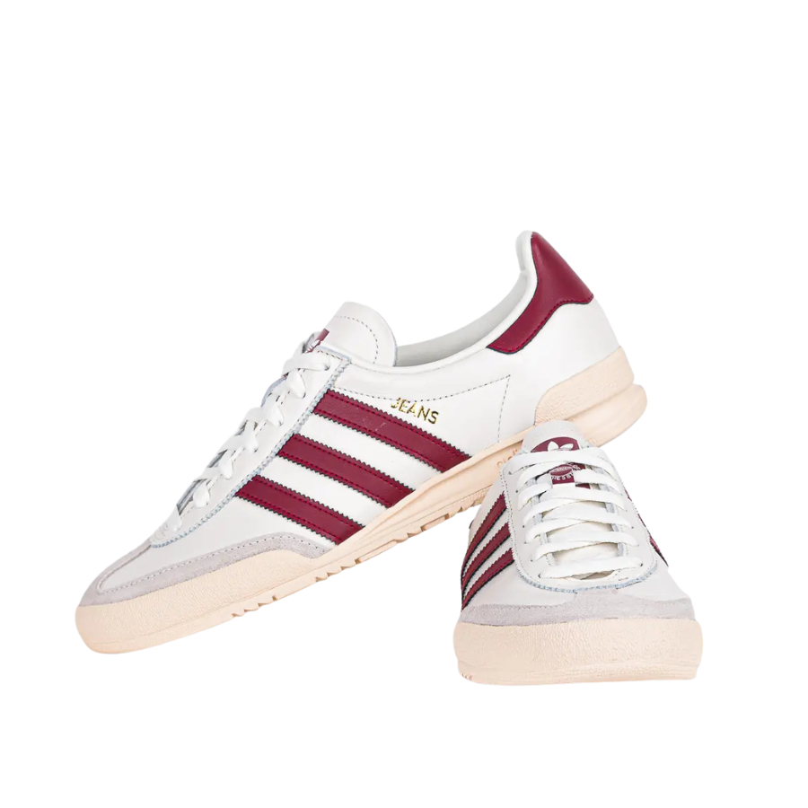 adidas Jeans Chalk Blanc Collegiate Bordeaux