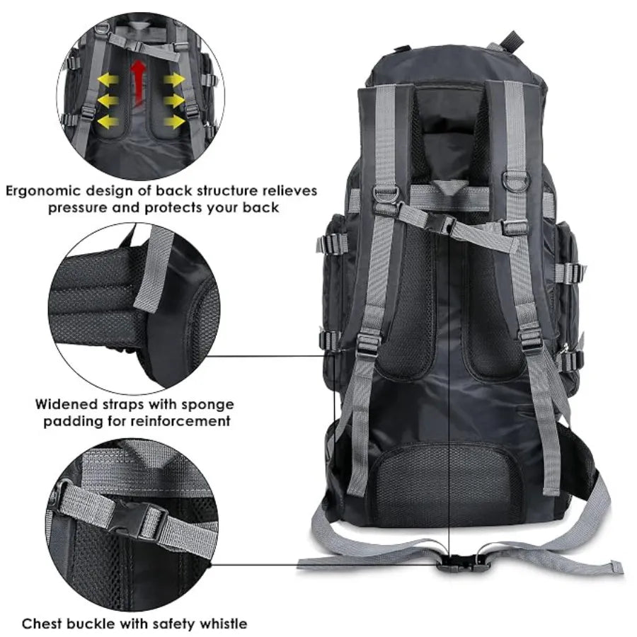 WATERPROOF ADVENTURE 50/60L HIKING BACKPACK