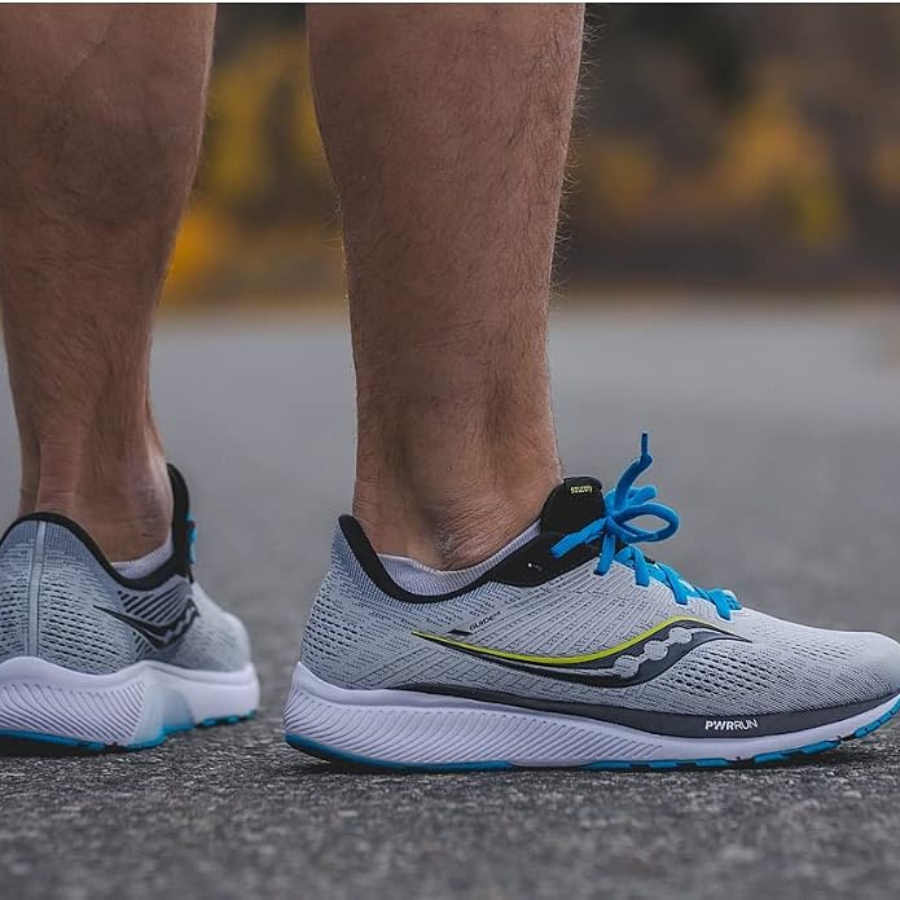 Saucony Guide 14 en coloris Alloy/Cobalt