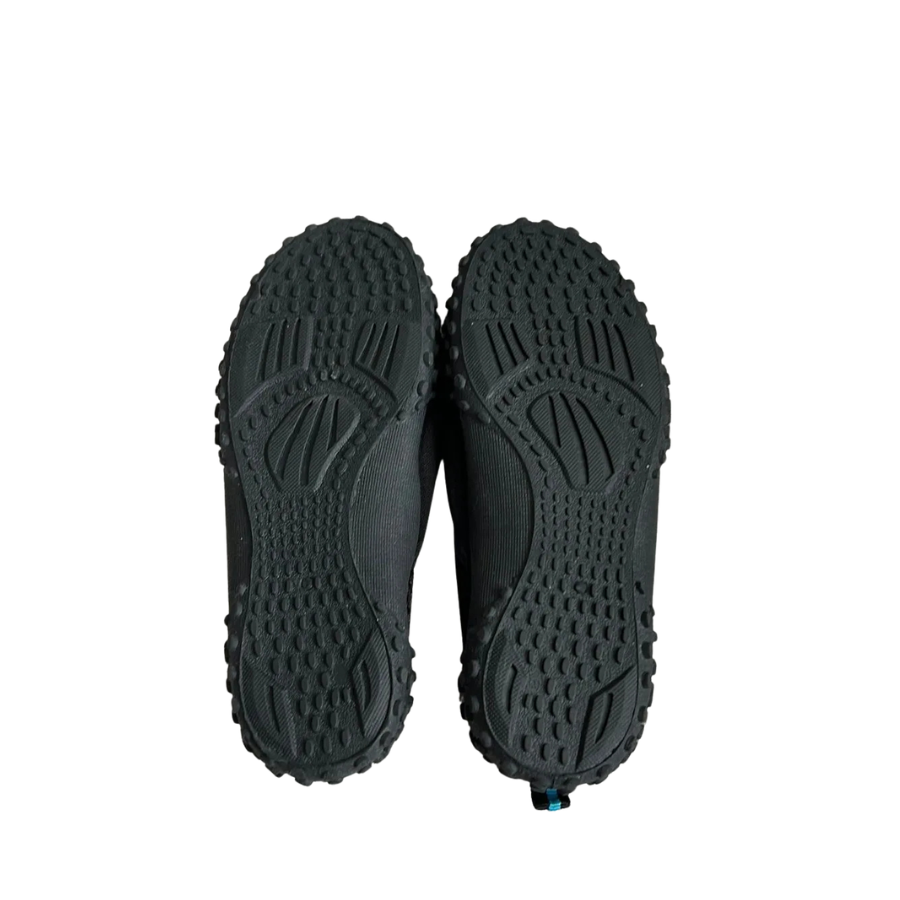 Black & Aqua Lightweight Water Shoes